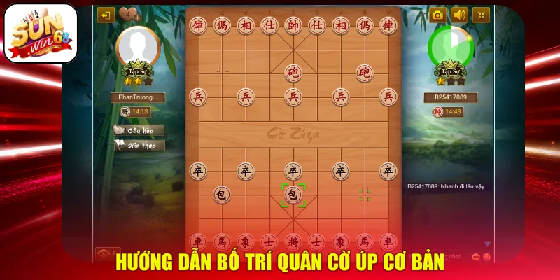 Hướng dẫn bố trí quân cờ úp cơ bản